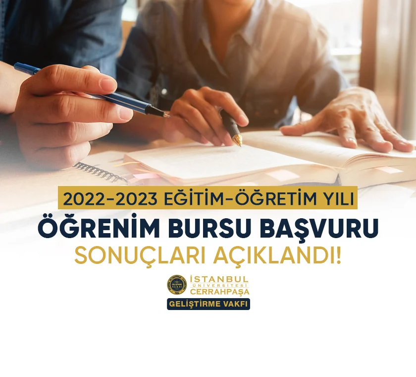 2022-2023 Eğitim-Öğretim Yılı “Öğrenim Bursu” Başvuru Sonuçları Açıklandı
