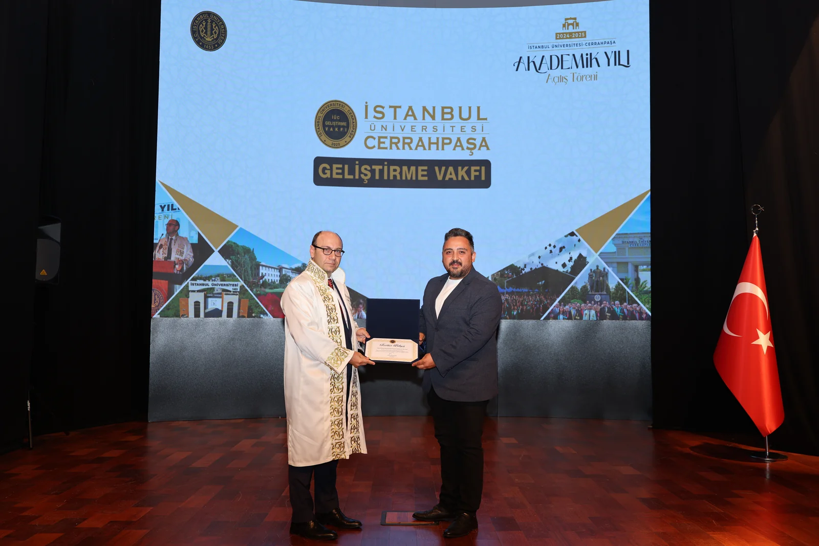 “Rektör Prof. Dr. Nuri Aydın Tarafından Bağışçılarımıza Teşekkür”