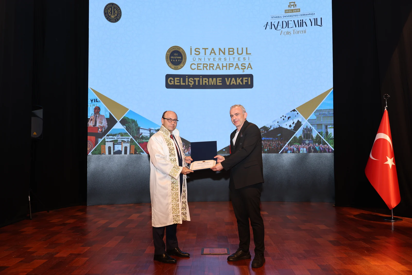 “Rektör Prof. Dr. Nuri Aydın Tarafından Bağışçılarımıza Teşekkür”