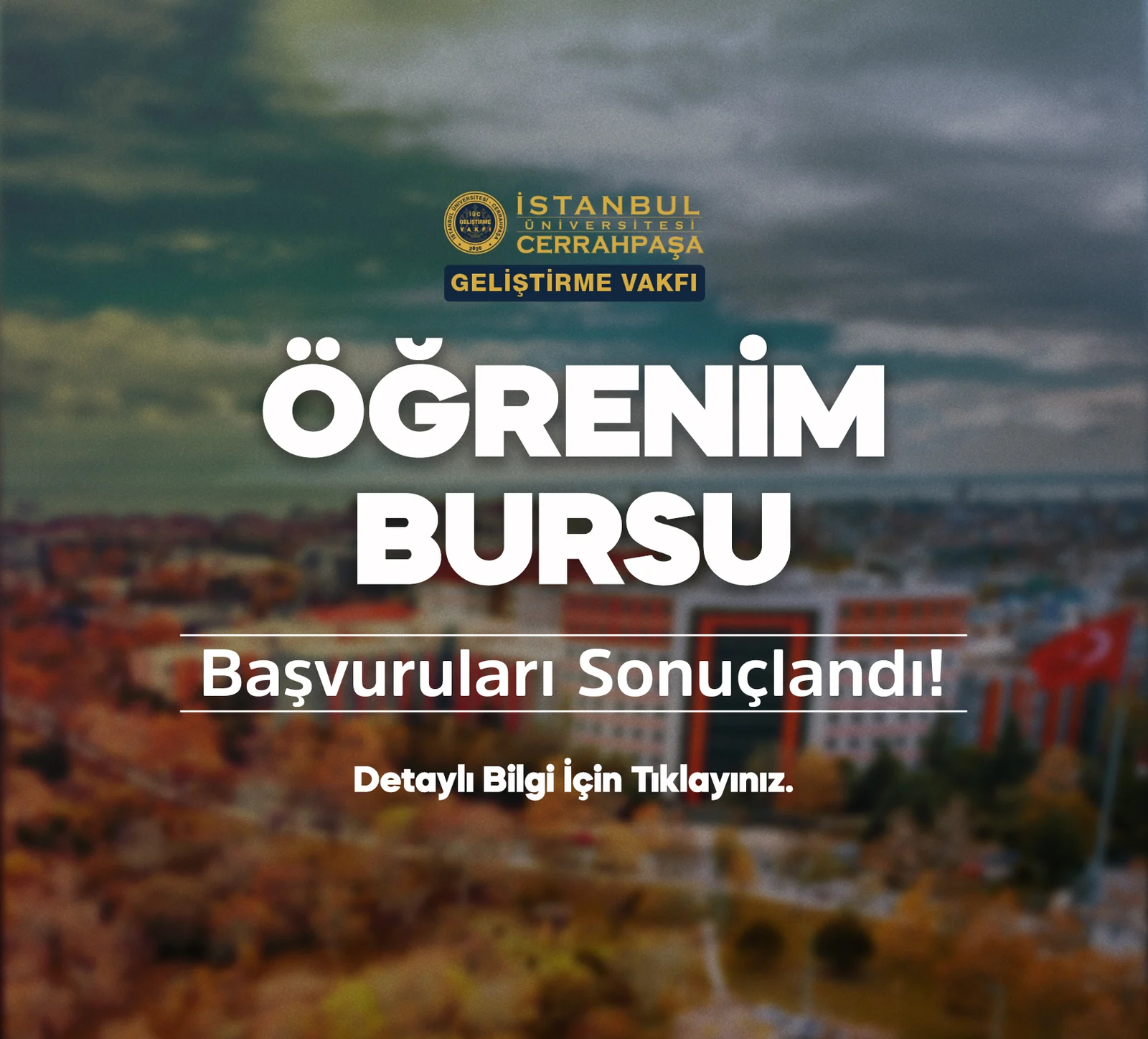 2025-2026 Eğitim-Öğretim Yılı “Öğrenim Bursu” Başvuruları Sonuçlandı