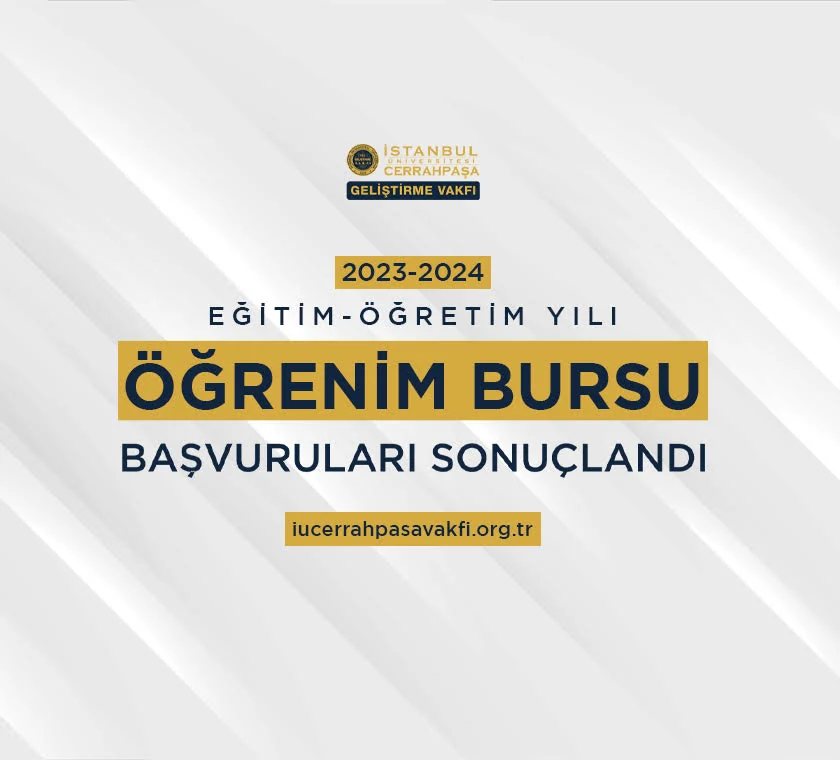 2023-2024 Eğitim-Öğretim Yılı “Öğrenim Bursu” Başvuruları Sonuçlandı